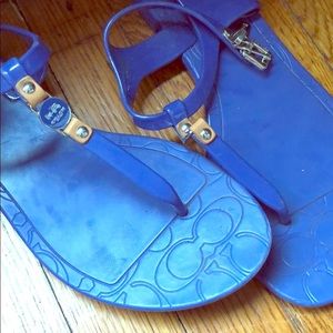 Coach plastic sandals